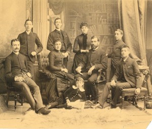 Edward and Harriet Burch and their family, circa 1886, Toronto, Ontario