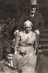 William John Gerald, Elizabeth Hainsworth (Billyard) Gerald, and their grandson William Gerald Burch